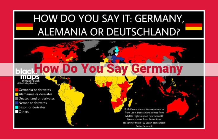 Pronunciation of "Germany" in Various Languages for Language Learners