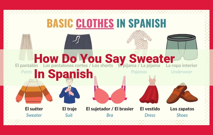 Sweaters: The Cozy Spanish "Suéter" for a Warm and Stylish Wardrobe