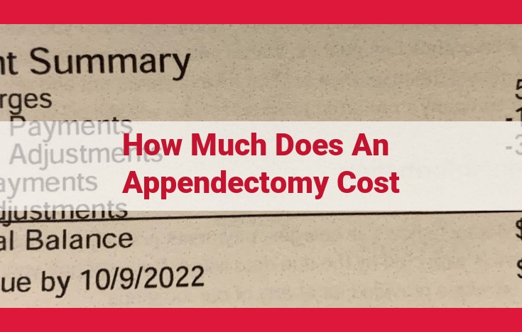 Average Cost of Appendectomy: Factors, Ranges, and Considerations