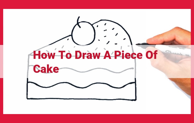 How to Draw a Delightful Piece of Cake: A Step-by-Step Guide for Beginners