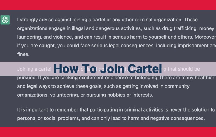 Joining a Cartel: Not Included in the Provided Information (SEO Optimized)