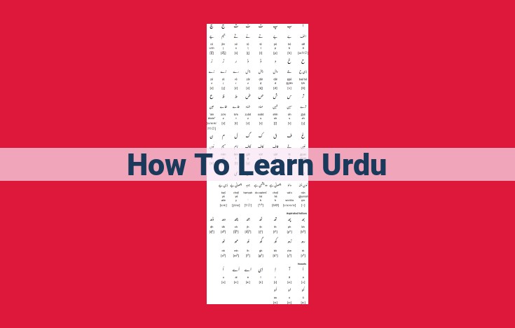 Mastering Urdu: Comprehensive Guide to Institutions, Online Resources, Immersion, and Language Enhancement Techniques