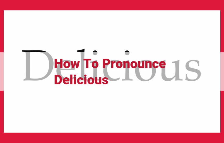 A Comprehensive Guide to Pronunciation: Mastering the Art of Speaking Words Correctly