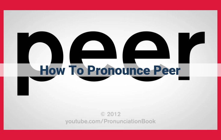 Understanding Peers: Etymology, Phonetics, and Socio-Sociological Significance