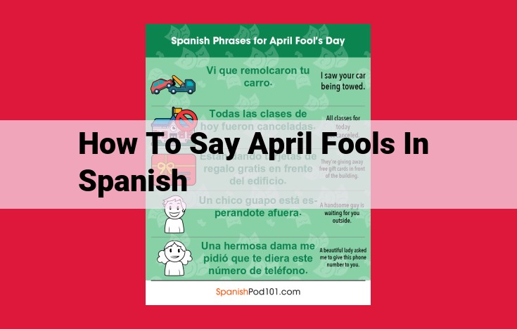 ¡Feliz Día de los Inocentes!: How to Say "April Fools" in Spanish