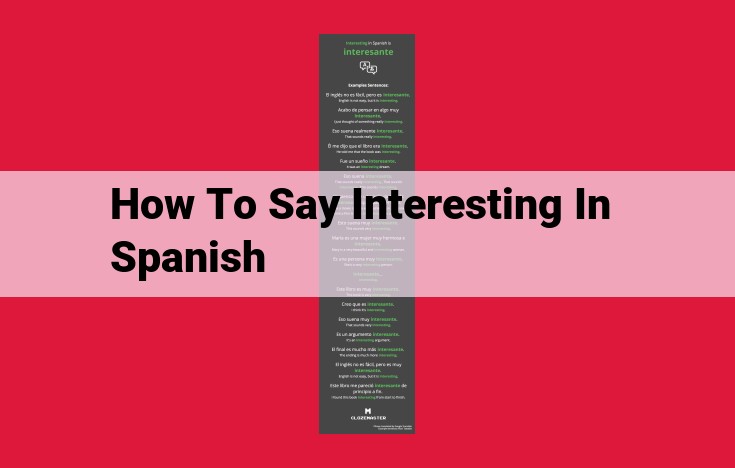 How to Express Interest in Spanish: Essential Phrases and Vocabulary