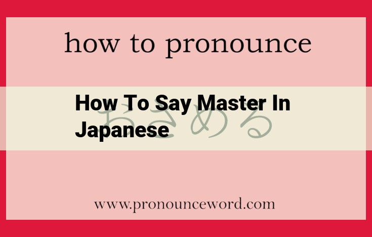 Japanese Terms for Masters, Teachers, and Skilled Individuals: An SEO-Optimized Title