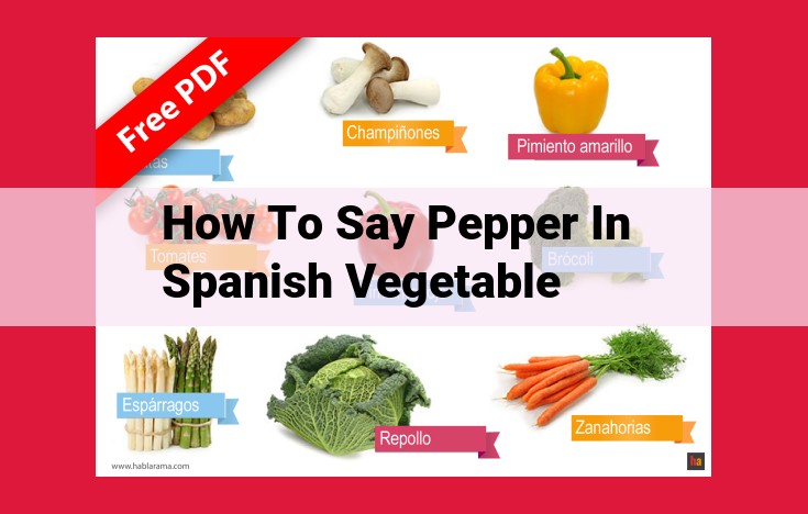 Discover the Captivating World of "Pimiento": A Culinary Journey through Spanish Peppers