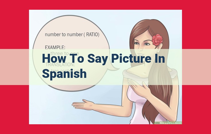 How to Say "Picture" in Spanish: A Guide