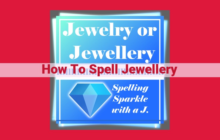 Mastering the Art of Jewellery: A Comprehensive Guide to Spelling, Components & Beyond