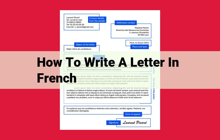 Master French Formal Letter Writing for Professional Communication