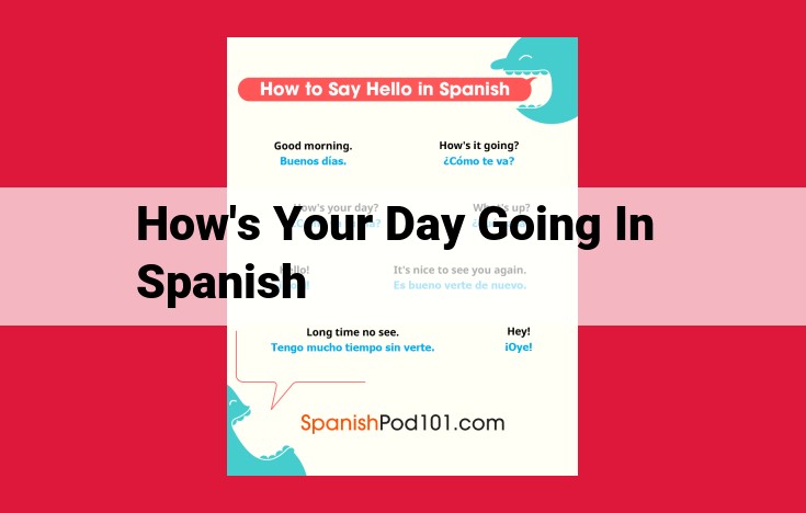 Discover the Art of Expressing Well-being in Spanish: A Comprehensive Guide to "¿Cómo está tu día?"