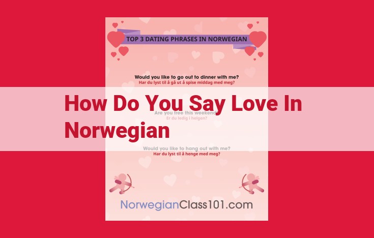 How to Express Love in Norwegian: Ultimate Guide