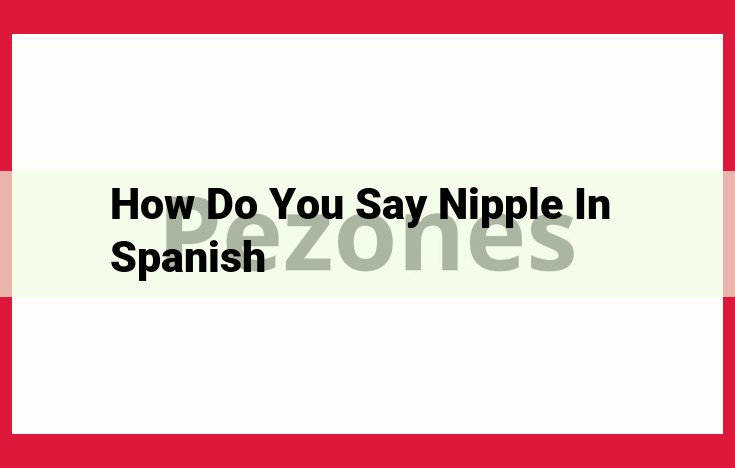 Accurate Medical Term Translation: A Guide for Nipple-Related Terms