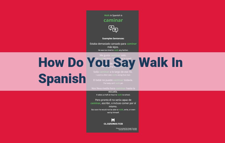 Spanish Walking Terminology: Unlocking the Nuances of 'Andar,' 'Pasear,' and Beyond for SEO