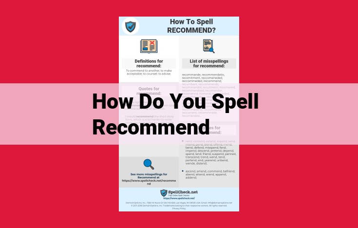 Master the Art of Writing "Recommend" for Flawless Written Communication