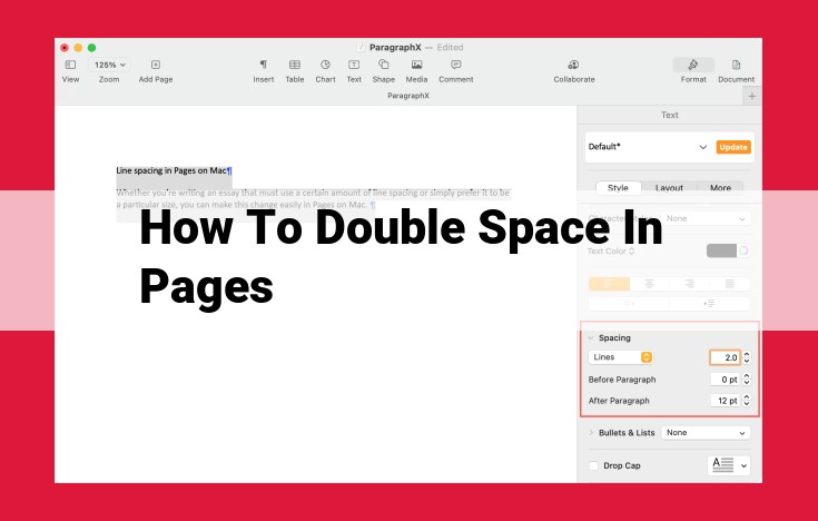 Easily Double Space in Pages: Step-by-Step Guide for Enhanced Readability