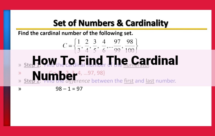 Cardinality of Sets: Counting Distinct Elements for Set Size