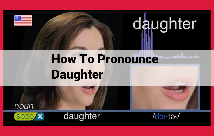 Pronounce "Daughter" like a Pro: Step-by-Step Guide with IPA