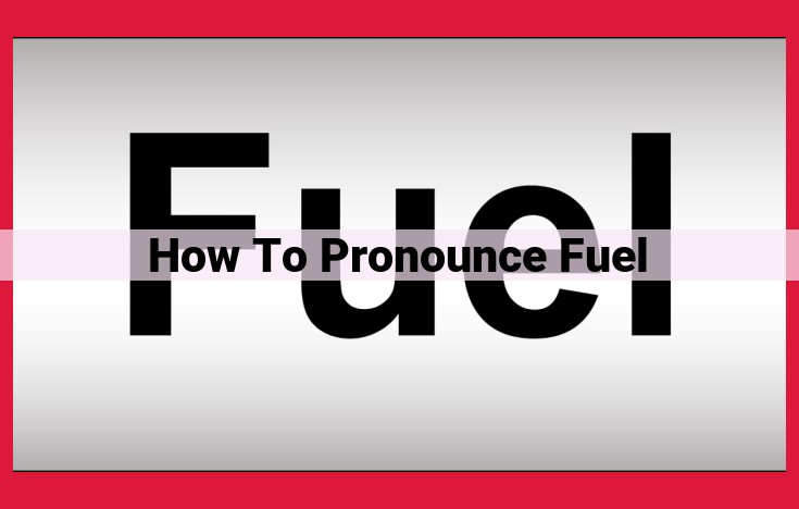 How to Pronounce Fuel: Ultimate Guide