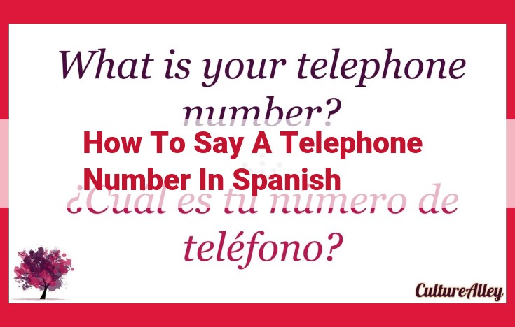 How to say a phone number in Spanish: A step-by-step guide