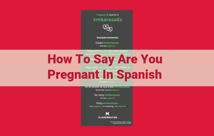 Inquiring About Pregnancy in Spanish: Essential Phrases for Healthcare Professionals