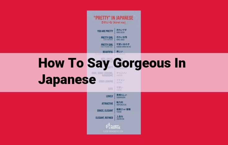 Discover the Nuances of Japanese Beauty: "Utsukushii," "Kakkoii," and "Kawaii"