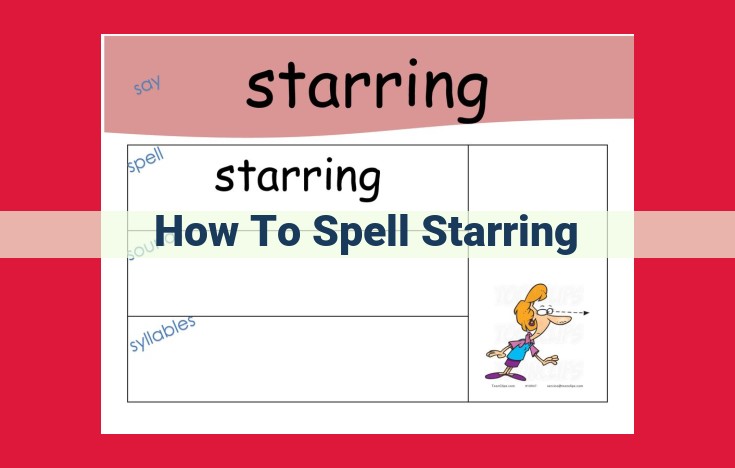 Master the Art of Spelling "Starring": Ultimate Guide from Experts