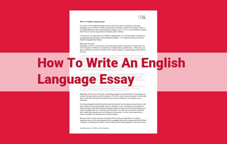 Crafting Compelling Essays: A Comprehensive Guide to Structure, Argumentation, and Clarity for Maximum Impact